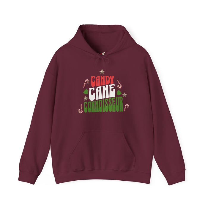 'Candy Cane Conneiseur' Unisex Heavy Blend™ Hooded Sweatshirt.