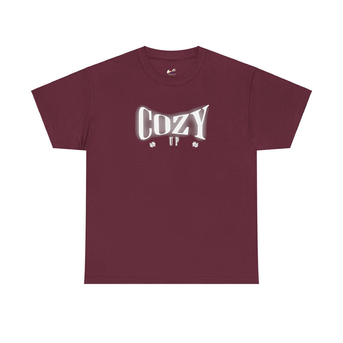 'Cozy Up' Unisex Heavy Cotton Tee.