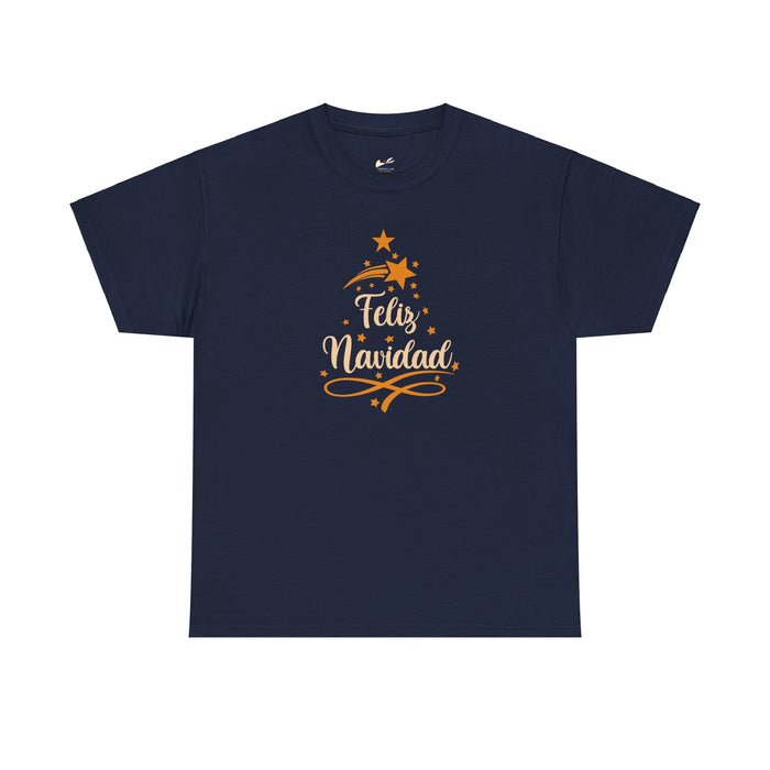 'Feliz Navidad' Unisex Heavy Cotton Tee.