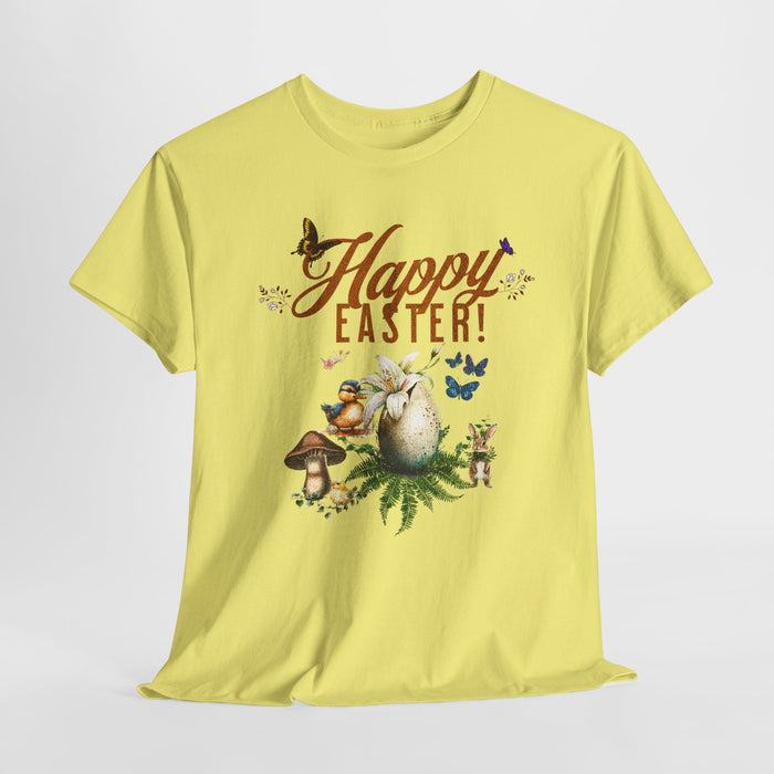 'Happy Easter' Unisex Cotton Tee.