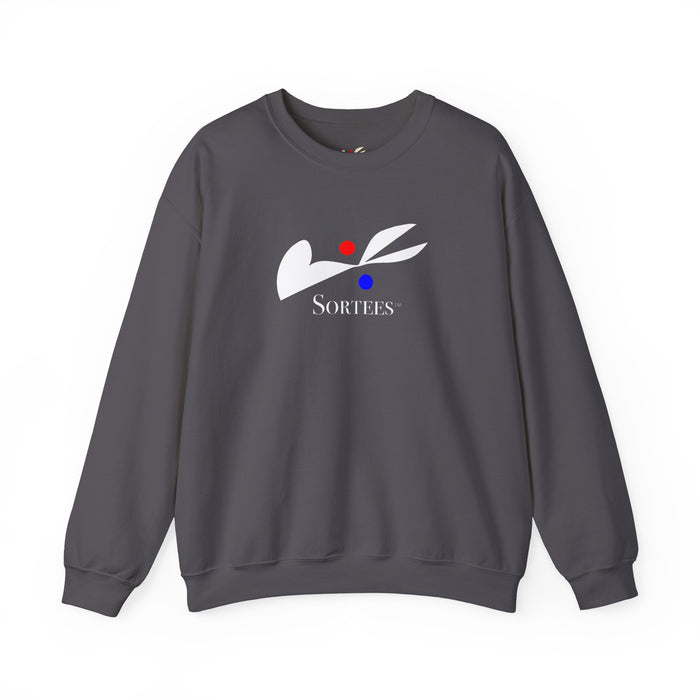 'Sortees' Unisex Heavy Blend™ Crewneck Sweatshirt. (white version)