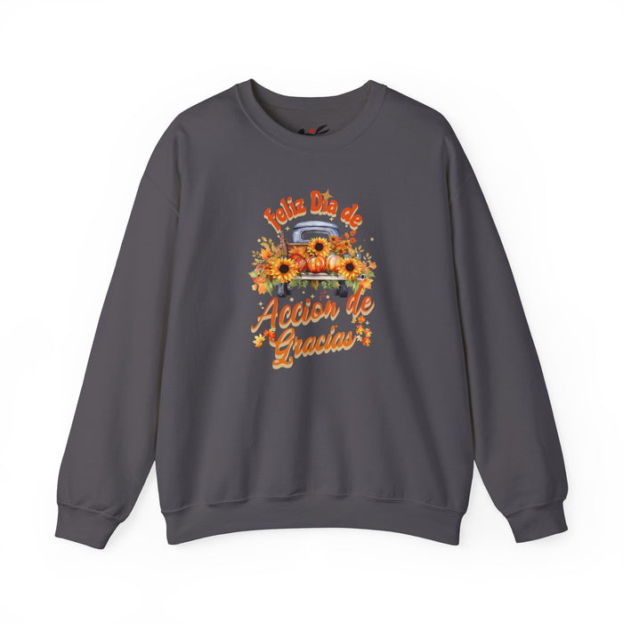 'Feliz Dia de Accion de Gracias' Unisex Heavy Blend™ Crewneck Sweatshirt.