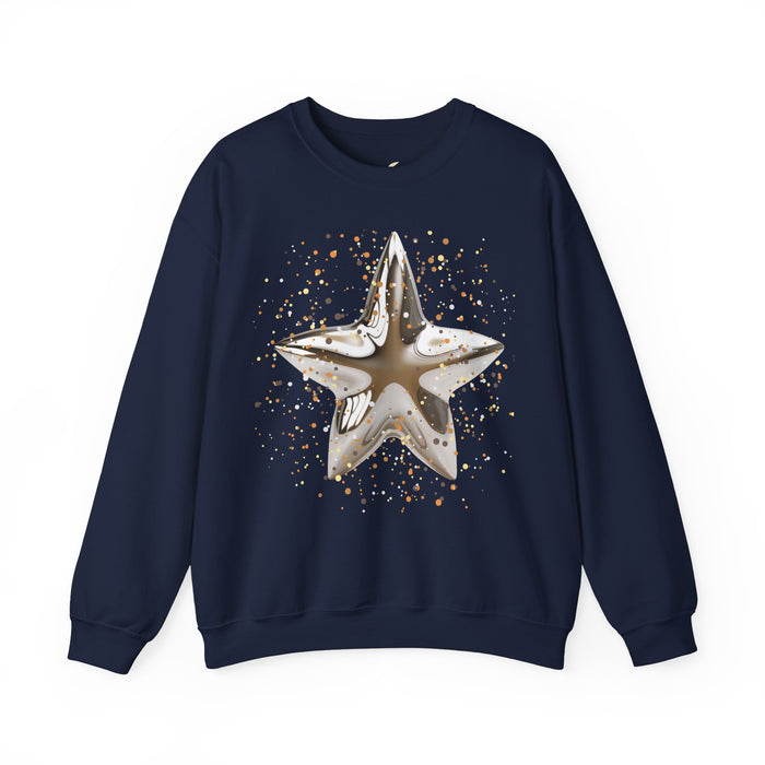 'Christmas Star Image-Unisex Heavy Blend™ Crewneck Sweatshirt.