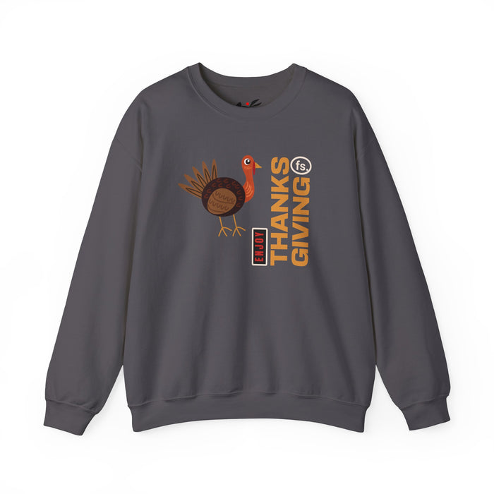'Enjoy Thanks Giving fs.' Unisex Heavy Blend™ Crewneck Sweatshirt.