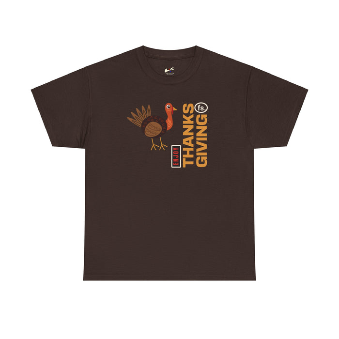 'Enjoy Thanks giving fs.' Unisex Heavy Cotton Tee.