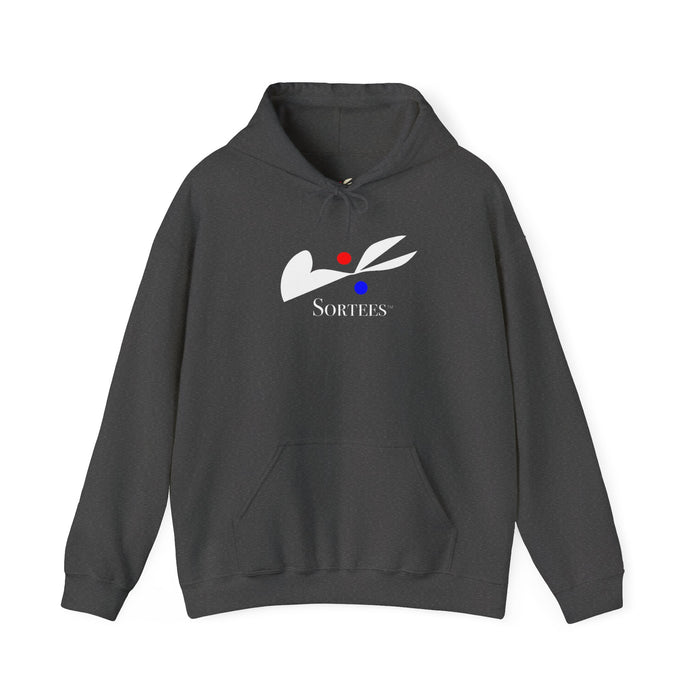 'Sortees' Unisex Heavy Blend™ Hooded Sweatshirt. (white version)