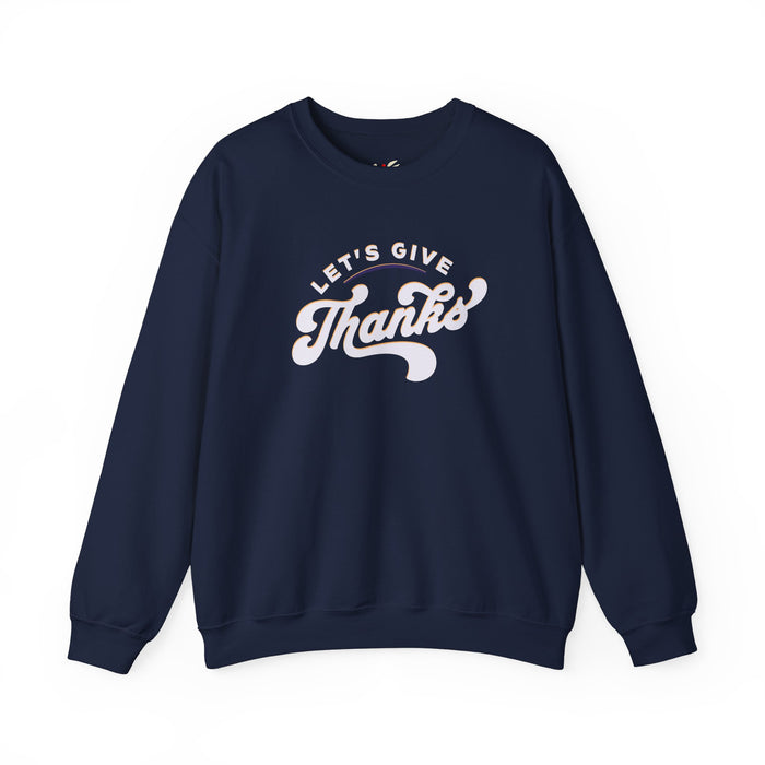 'Let's Give Thanks' Unisex Heavy Blend™ Crewneck Sweatshirt.