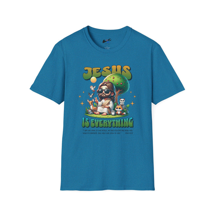 'Jesus is Everything' Unisex Softstyle T-Shirt - Faith-Inspired Casual Wear.