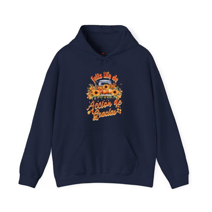 'Feliz Dia de Accion de Gracias' Unisex Heavy Blend™ Hooded Sweatshirt.