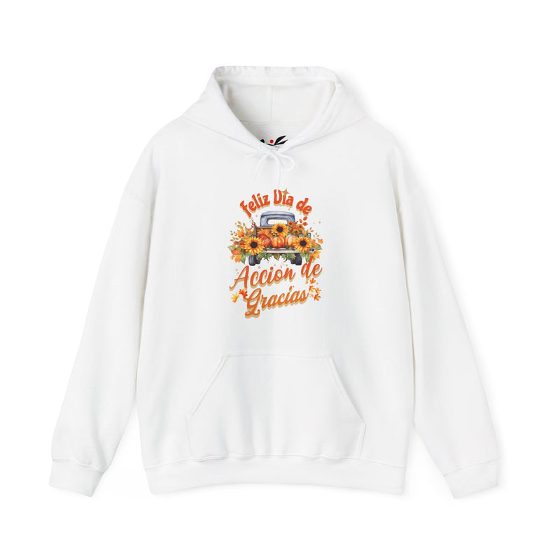 'Feliz  Dia de Accion de Gracias' Unisex Heavy Blend™ Hooded Sweatshirt.