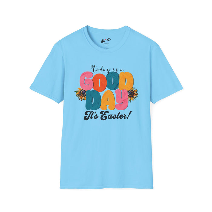 'Today is a Good Day, It's Easter!' Unisex Softstyle T-Shirt | Celebrate Spring in Comfort