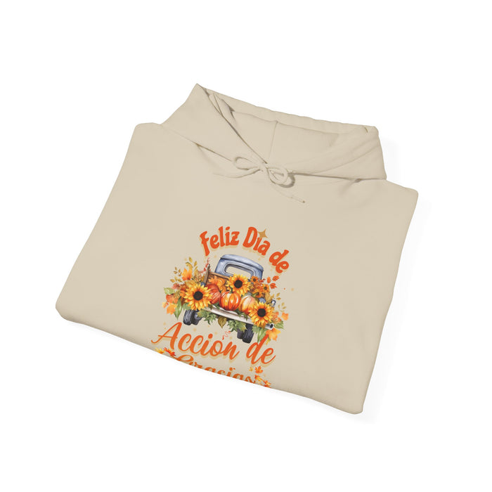 'Feliz  Dia de Accion de Gracias' Unisex Heavy Blend™ Hooded Sweatshirt.