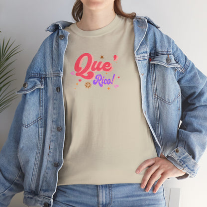 'Que Rico!' Unisex Cotton Tee.