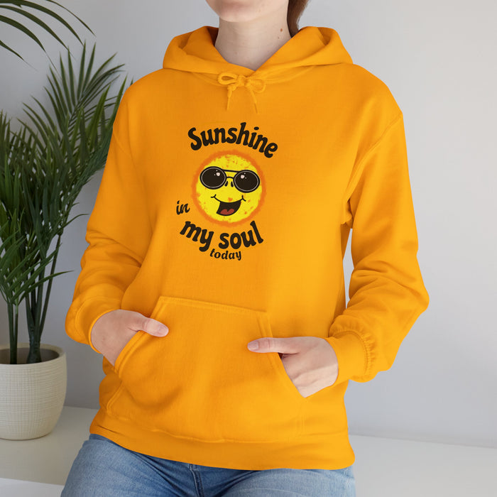 'Sunshine on my Soul Today' Unisex Heavy Blend™ Hooded Sweatshirt.