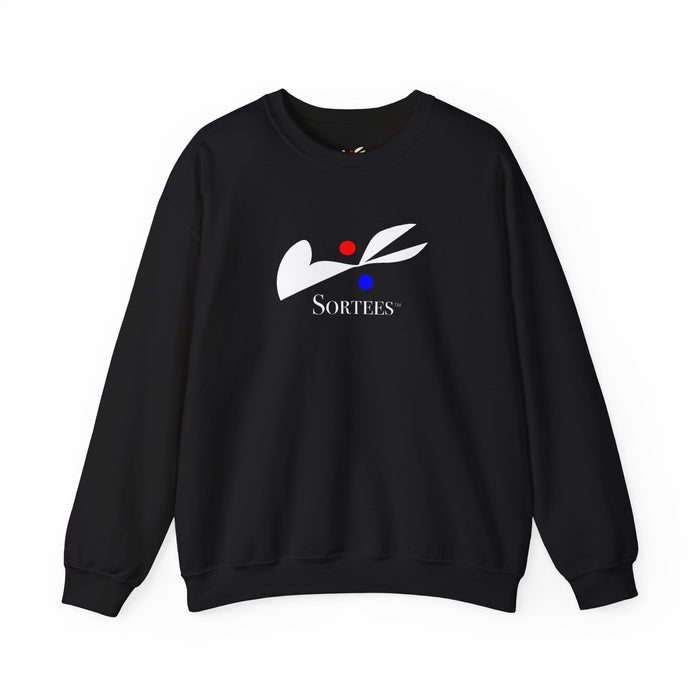 'Sortees' Unisex Heavy Blend™ Crewneck Sweatshirt. (white version)