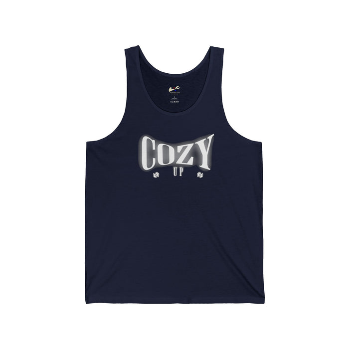 'Cozy Up' Unisex Jersey Tank.