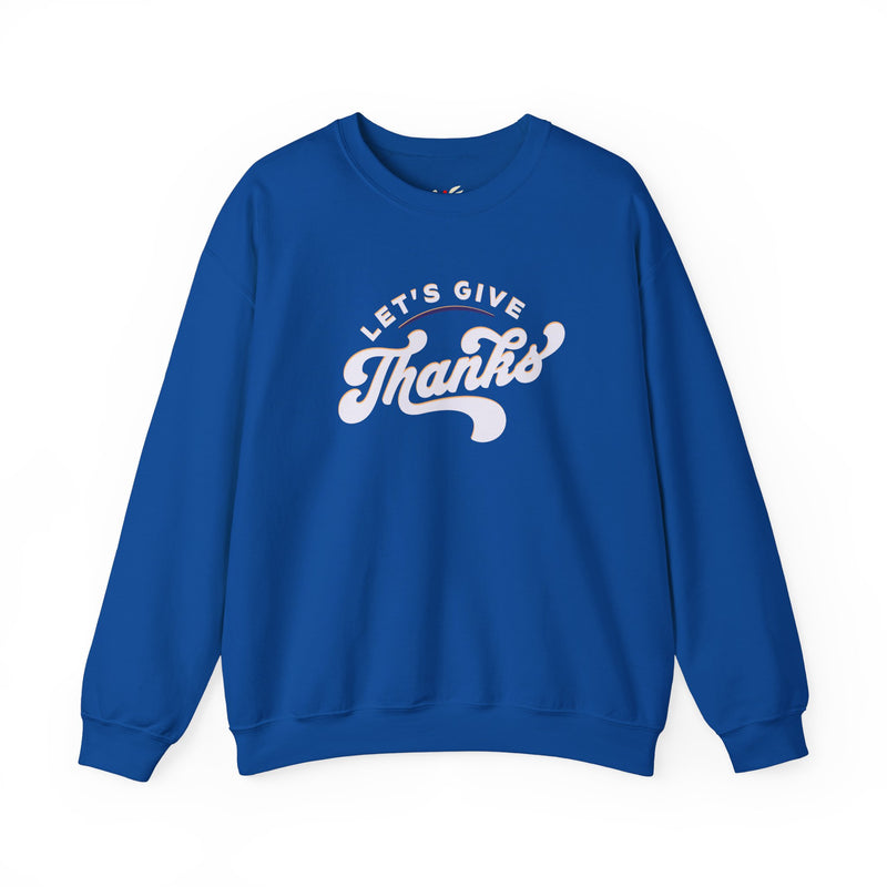 'Let's Give Thanks' Unisex Heavy Blend™ Crewneck Sweatshirt.