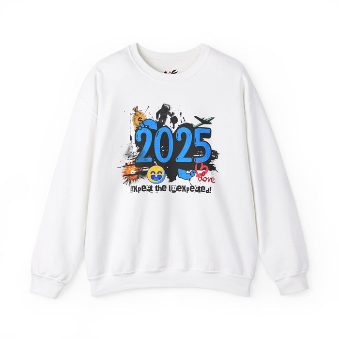 '2025 Expect The Unexpected' Unisex Heavy Blend™ Crewneck Sweatshirt.