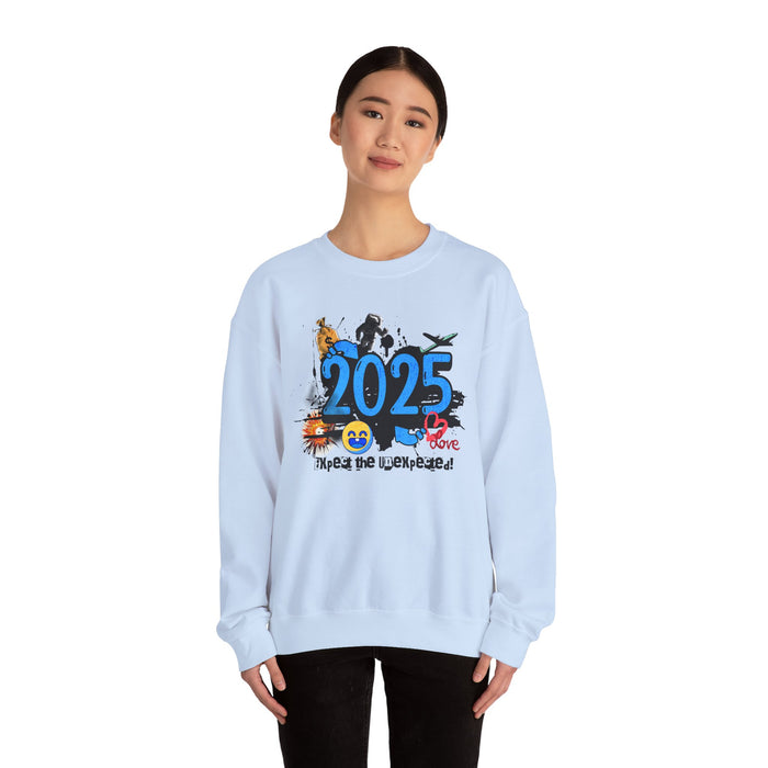 '2025 Expect The Unexpected' Unisex Heavy Blend™ Crewneck Sweatshirt.