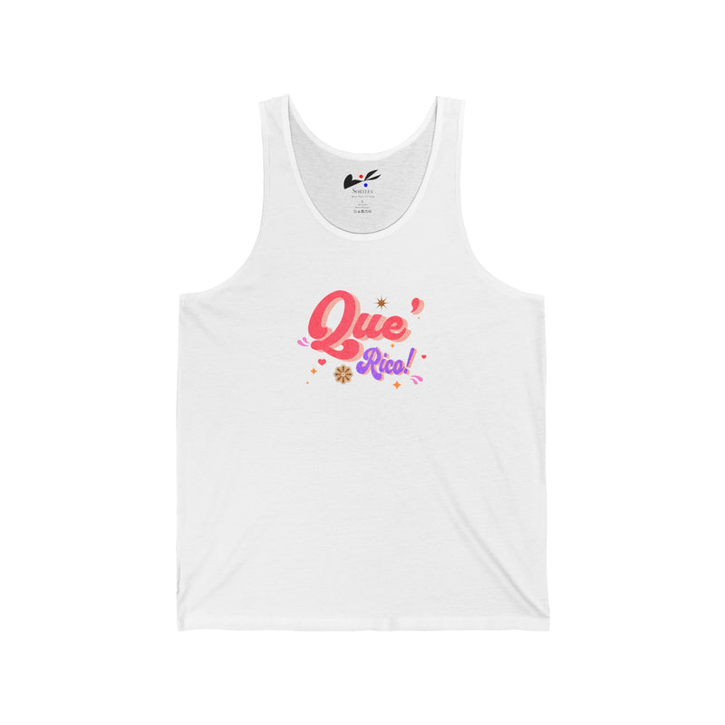 'Que Rico!' Unisex Jersey Tank.
