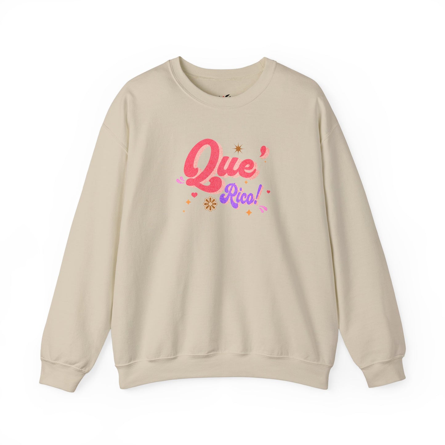 'Que Rico!' Women's Heavy Blend™ Crewneck Sweatshirt.