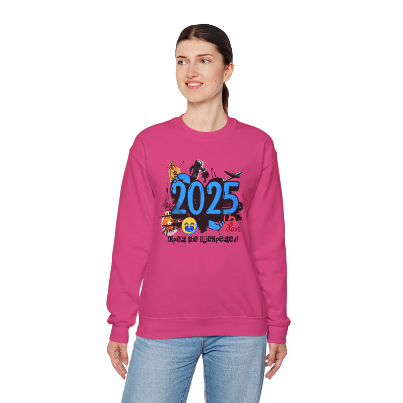 '2025 Expect The Unexpected' Unisex Heavy Blend™ Crewneck Sweatshirt.