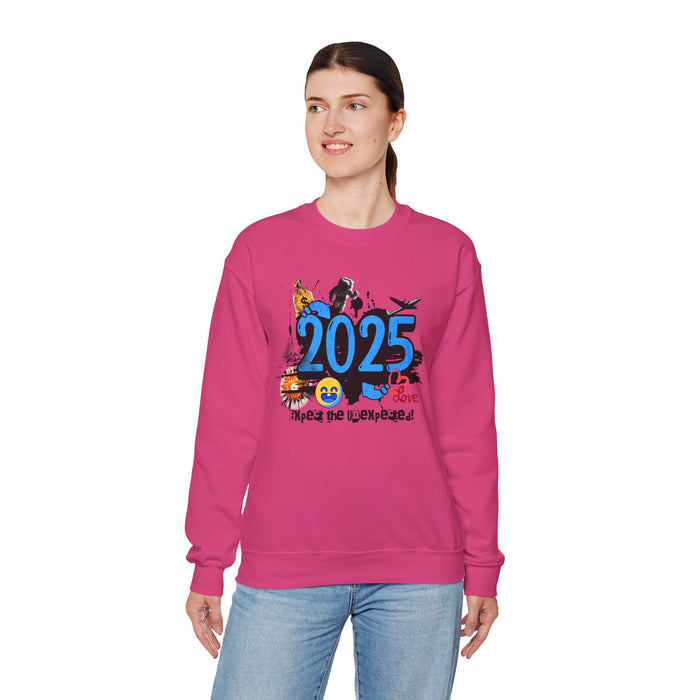'2025 Expect The Unexpected' Unisex Heavy Blend™ Crewneck Sweatshirt.