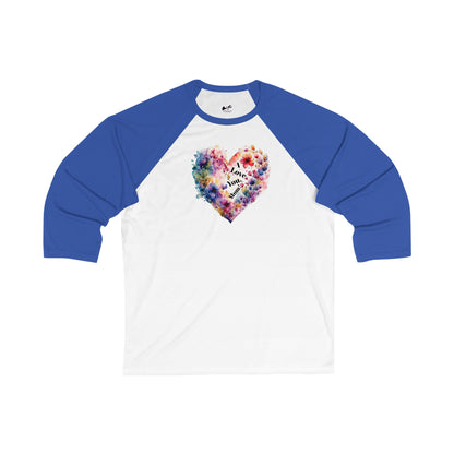 'I love You, Mom!' Unisex 3\4 Sleeve Baseball Tee.