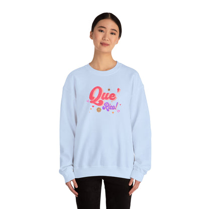 'Que Rico!' Women's Heavy Blend™ Crewneck Sweatshirt.