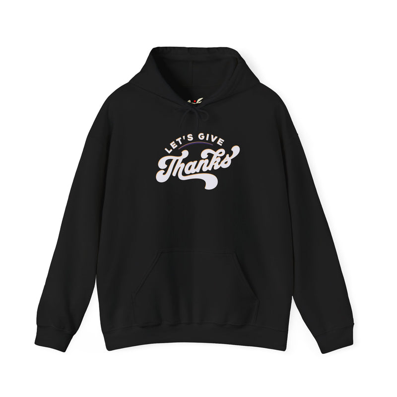 'Let's Give Thanks' Unisex Heavy Blend™ Hooded Sweatshirt.