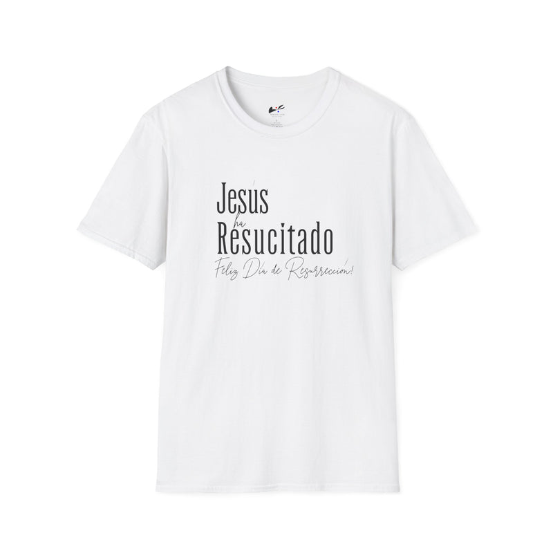 'Jesus ha Resucitado...Feliz Dia de Resurreccion!' Easter Spanish Unisex Softstyle T-Shirt.