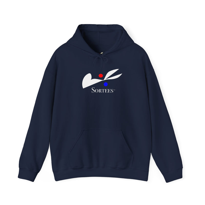 'Sortees' Unisex Heavy Blend™ Hooded Sweatshirt. (white version)