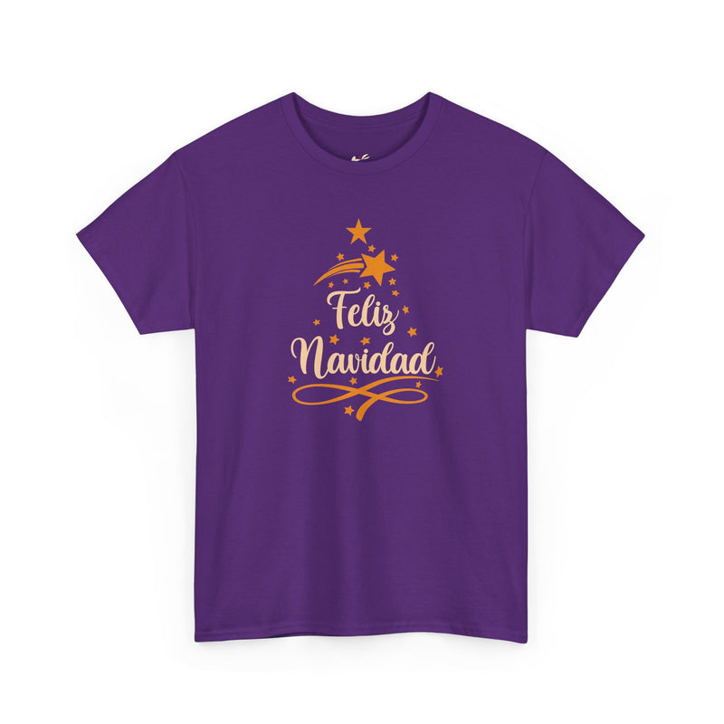 'Feliz Navidad' Unisex Heavy Cotton Tee.