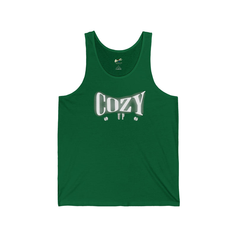 'Cozy Up' Unisex Jersey Tank.