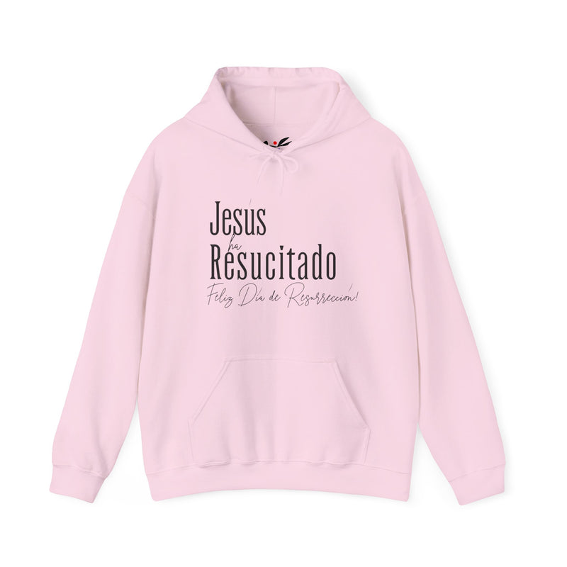 'Jesus ha Resucitado...Feliz Dia de Resurreccion!' Spanish Hoodie | Unisex Heavy Blend Sweatshirt for Celebrations and Faith
