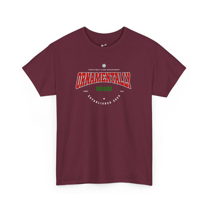 'Ornamentally Insane-Established 2024' Unisex Heavy Cotton Tee.