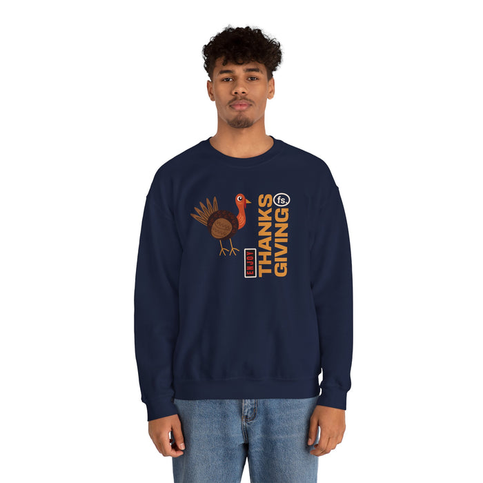 'Enjoy Thanks Giving fs.' Unisex Heavy Blend™ Crewneck Sweatshirt.