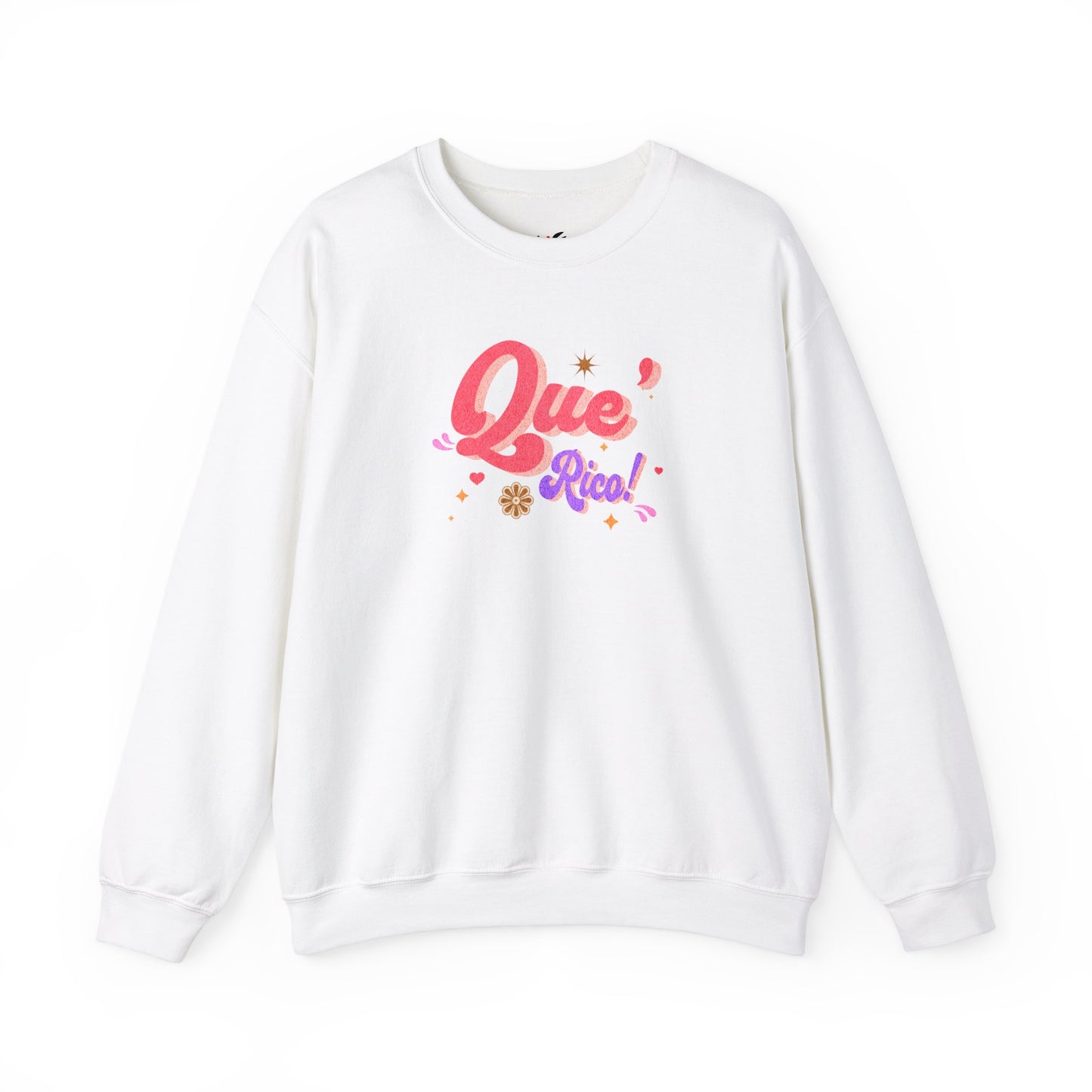 'Que Rico!' Women's Heavy Blend™ Crewneck Sweatshirt.