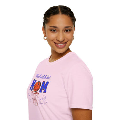 'Blessed with The Best Mom, Thank You For All You Do! Unisex Softstyle T-Shirt.