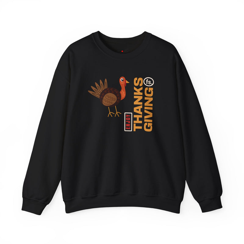'Enjoy Thanks Giving fs.' Unisex Heavy Blend™ Crewneck Sweatshirt.