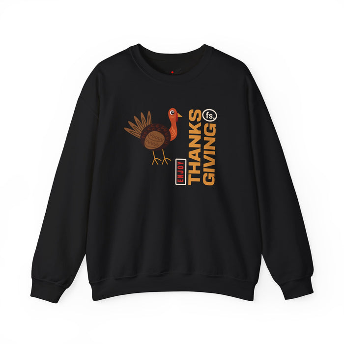 'Enjoy Thanks Giving fs.' Unisex Heavy Blend™ Crewneck Sweatshirt.