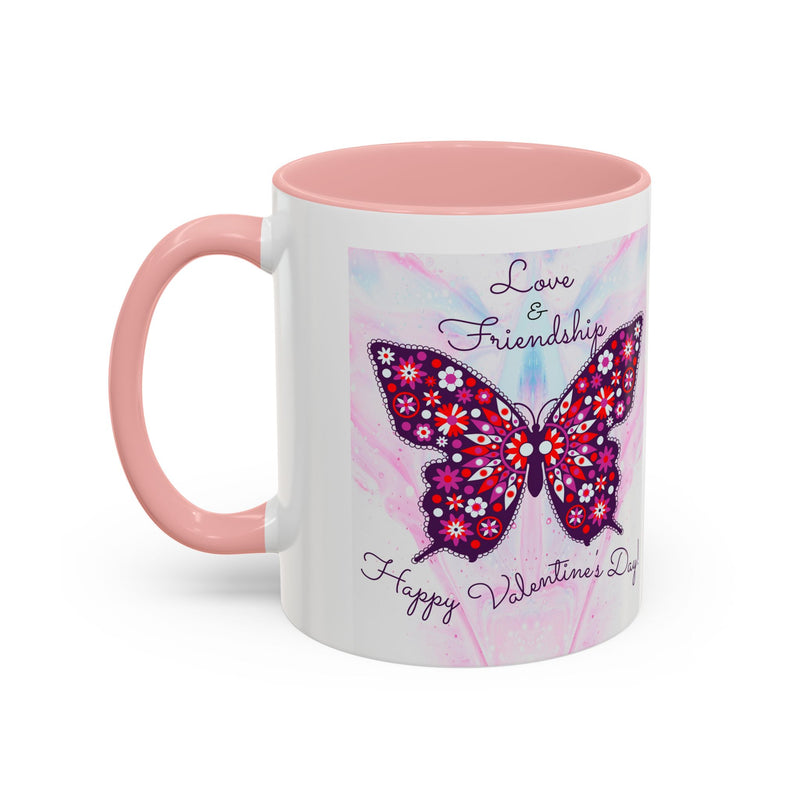 'Love and Friendship' Accent Coffee Mug, 11oz