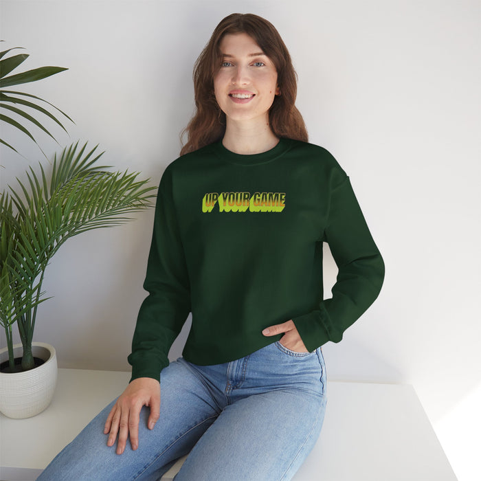 'Up Your Game" Unisex Heavy Blend™ Crewneck Sweatshirt.