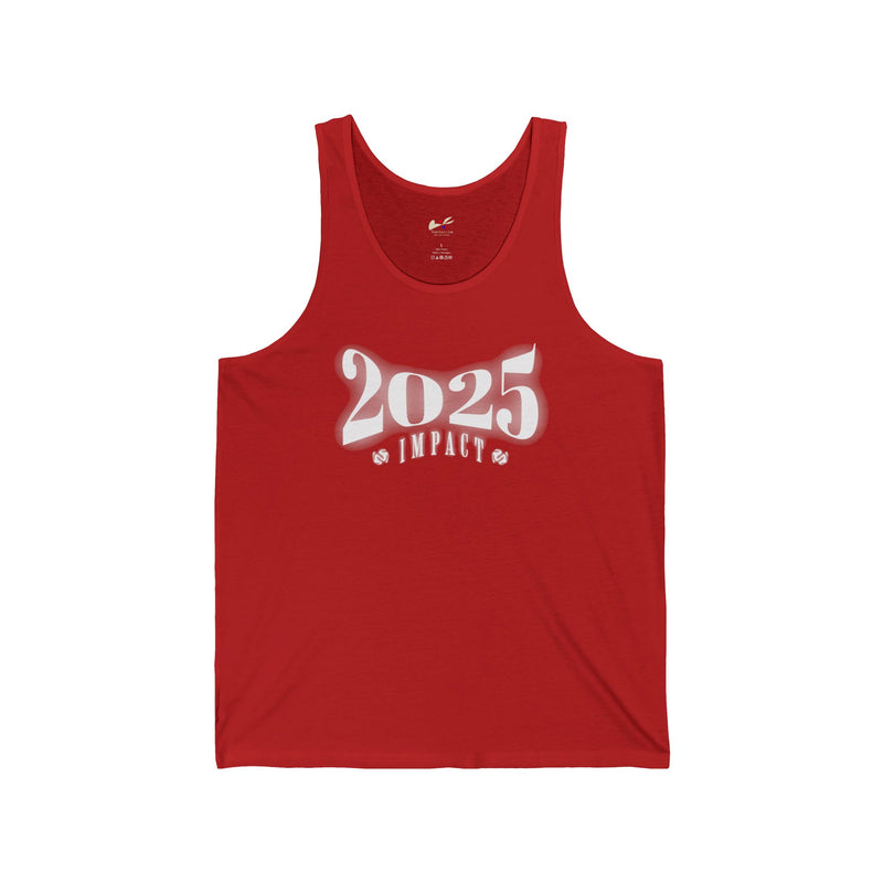 '2025 impact' Unisex Jersey Tank.