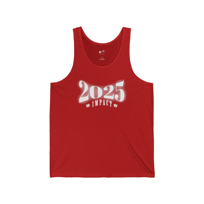 '2025 impact' Unisex Jersey Tank.