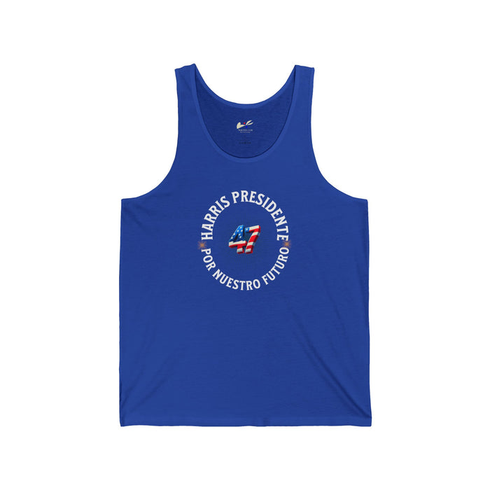 'Harris Presidente -47- Por Nuestro Futuro'  Unisex Jersey Tank.