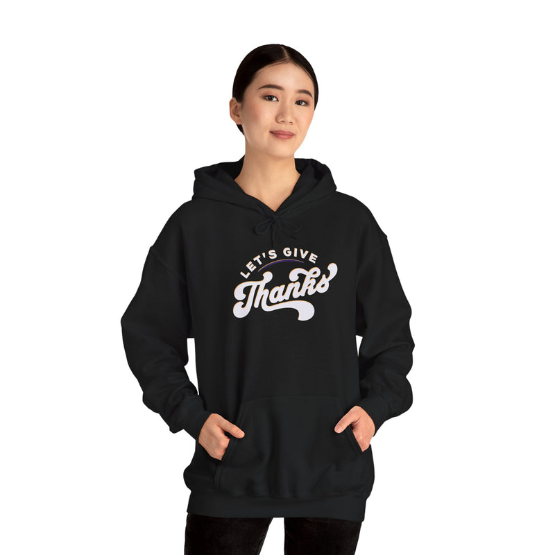 'Let's Give Thanks' Unisex Heavy Blend™ Hooded Sweatshirt.