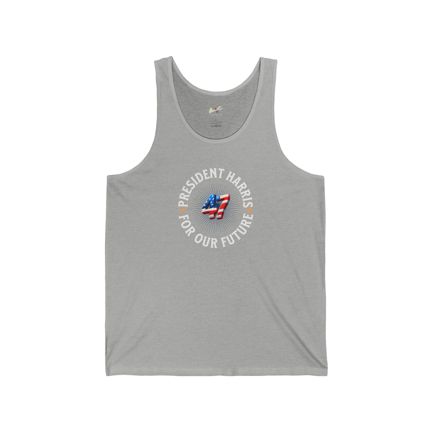 'President Harris -47- For Our Future' Unisex Jersey Tank.