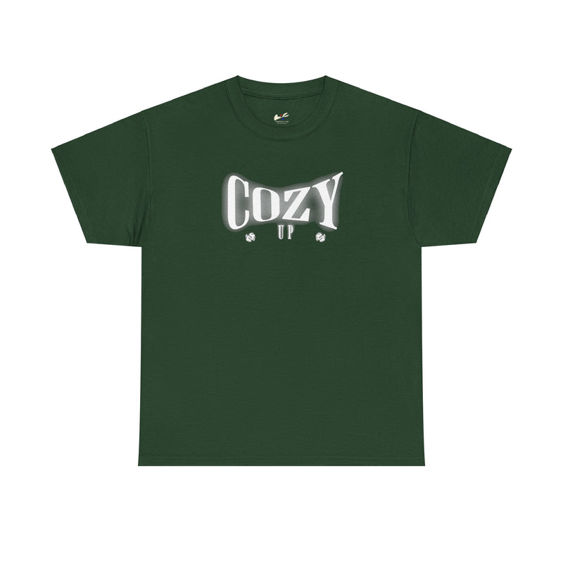 'Cozy Up' Unisex Heavy Cotton Tee.