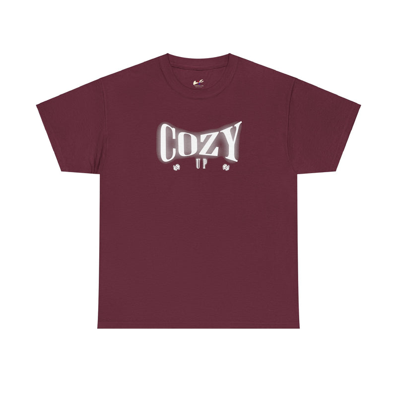 'Cozy Up' Unisex Heavy Cotton Tee.